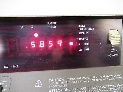 GENRAD GENERAL RADIO 1659 RLC DIGIBRIDGE ELECTRONIC METER AS PICTURED &TC-4