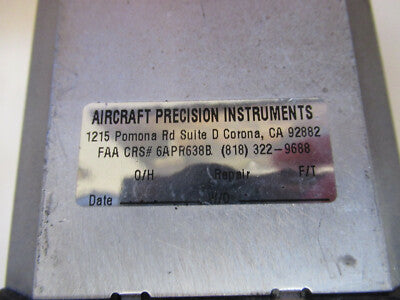 Bendix King Radar Altitude 066-3054-01 Indicator Aircraft