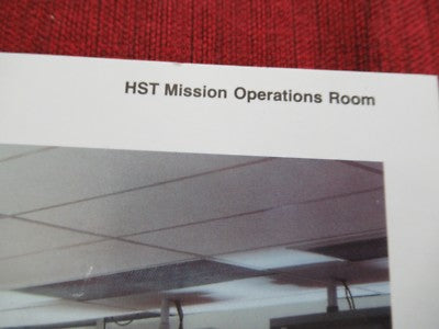 Collectable Photo Nasa Hst Control Room Vintage Photograph