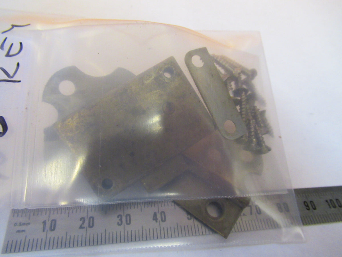 BAUSCH LOMB HINGES + LOCK WITHOUT KEY  MICROSCOPE PART AS PICTURED Q9-FT-85