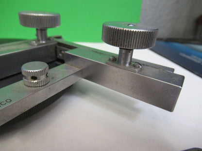 LEITZ WETZLAR GERMANY POL XY TABLE STAGE MICROSCOPE PART AS PICTURED X7-A-92