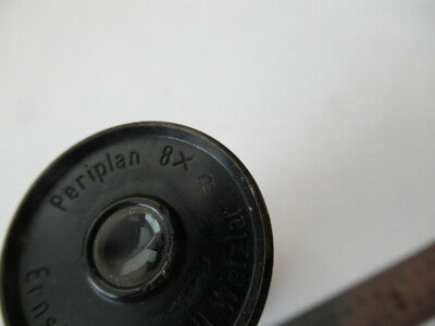 Vinatge Ernst Leitz Eyepiece 8X Lens Microscope Part