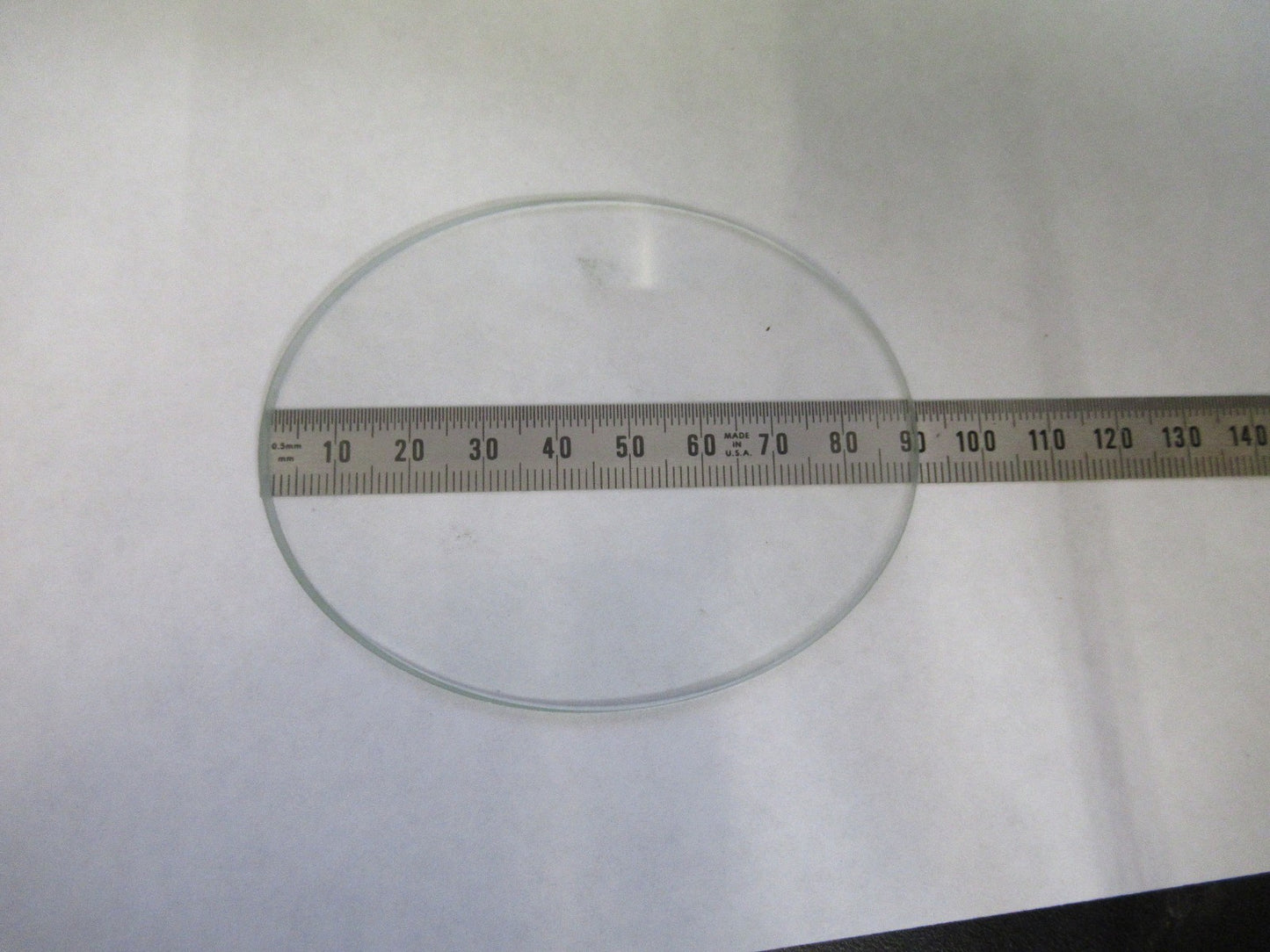 ZEISS GERMANY GLASS FROSTED FILTER DIFFUSER MICROSCOPE PART AS PICTURED V8-B-34