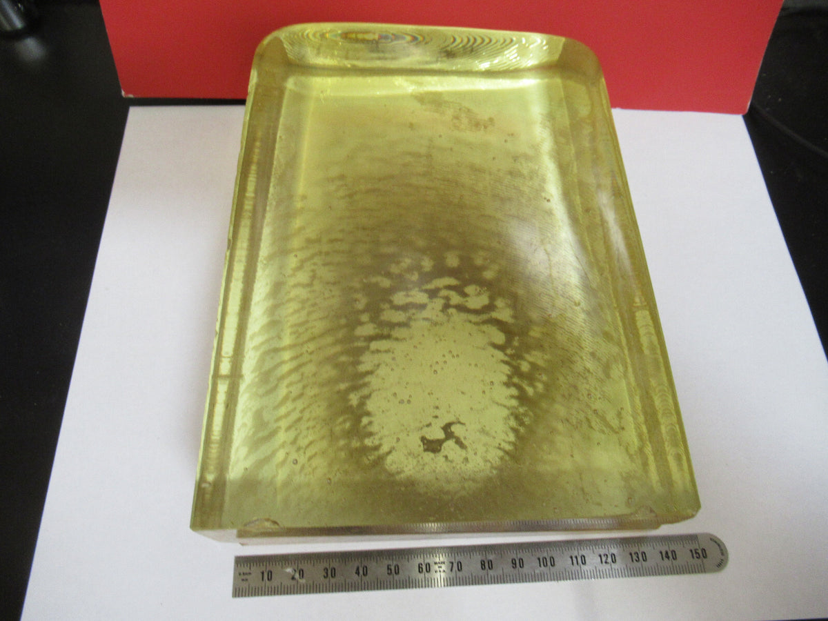 HUGE PIECE OF PHOSPHATE GLASS BLOCK as melted  VERY RARE AS PICTURED G4-A-11