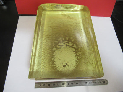 HUGE PIECE OF PHOSPHATE GLASS BLOCK as melted  VERY RARE AS PICTURED G4-A-11