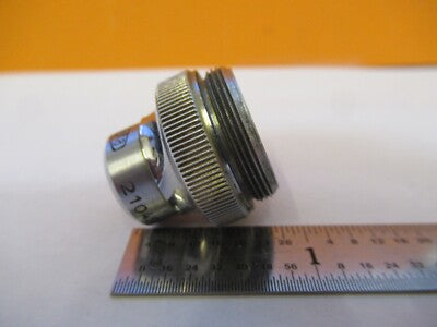 MEOPTA POLAND 3X LENS OBJECTIVE MICROSCOPE PART OPTICS AS PICTURED &85-B-117