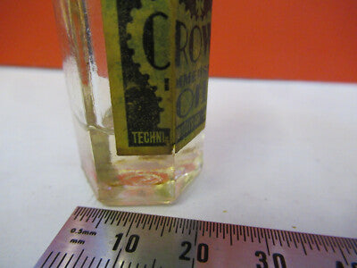 Antique Bausch & Lomb Crown oil bottle Microscope Part