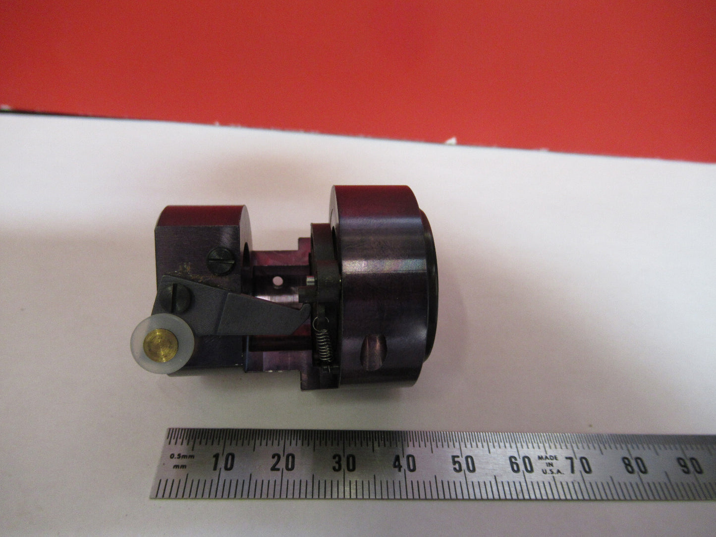 LEITZ WETZLAR GERMANY DARK PHASE OPTICS MICROSCOPE PART AS PICTURED T1-A-67