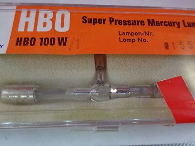 MICROSCOPE PART OSRAM GERMANY HBO LAMP BULB 100W/1 LEITZ OPTICS AS IS B#U7-B-03