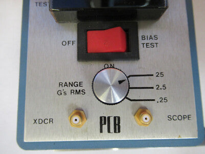 PCB PIEZOTRONICS 487B08 VIBRATION MONITOR needs SENSOR AS PICTURED #F9-A-26