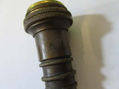 Antique Brass C. Reichert Austria Objective Microscope Part