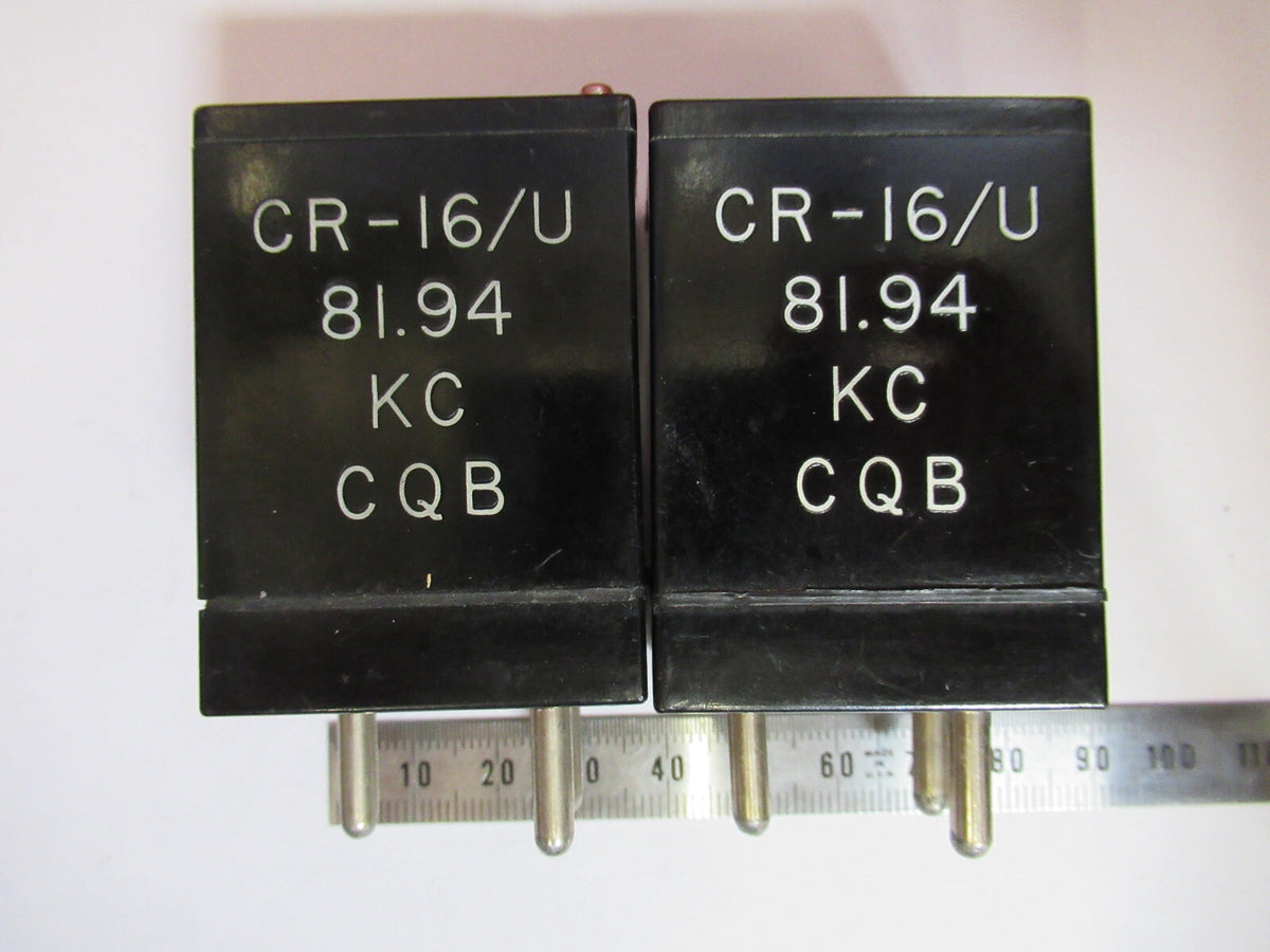 Antique Quartz Crystal 81.94 Pair Frequency Control Radio