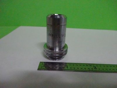 Microscope Part Objective Ernst Leitz Germany Pl Fl 10X Optics