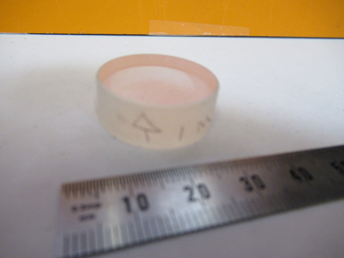 OPTICAL ex-NASA  BAD COATED LENS PRO LASER OPTICS AS PICTURED Y4-A-94