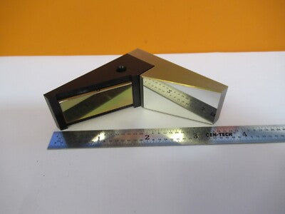 OPTICAL II-IV INFRARED GOLD PLATED MIRROR LASER OPTICS AS PICTURED &8C-A-55