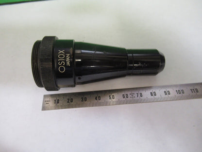 OLYMPUS OBJECTIVE JAPAN  OS10X RARE OPTICS MICROSCOPE PART Z1-FT-92