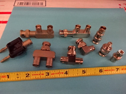 Lot BNC Connector Adapters RF Microwave Frequency