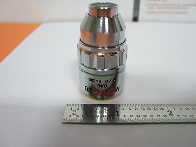 MICROSCOPE PART OBJECTIVE OLYMPUS MSPLAN 20X DIC JAPAN OPTICS BIN#B4-Z-6
