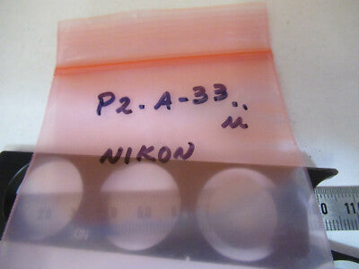 NIKON JAPAN NEUTRAL DENSITY FILTER SLIDE ND MICROSCOPE PART AS PICTURED P2-A-33