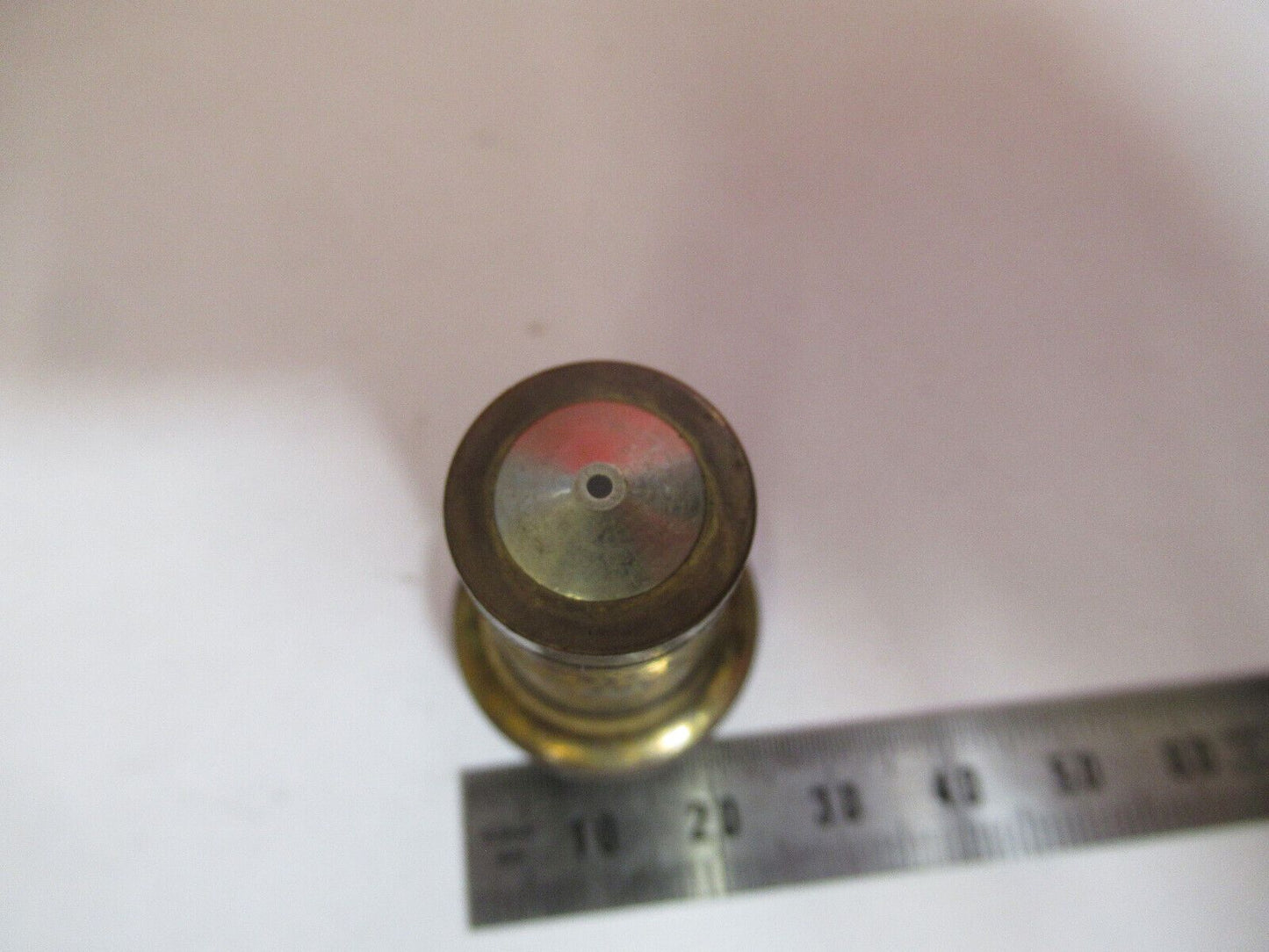 ANTIQUE BRASS CARL ZEISS GERMANY OBJECTIVE MICROSCOPE PART AS PICTURED &S9-A-59