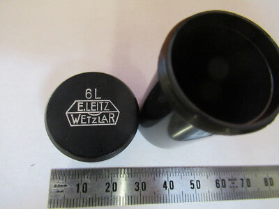 EMPTY BRASS LEITZ  CAN "6L" OBJECTIVE MICROSCOPE PART AS PICTURED &A2-FT-54