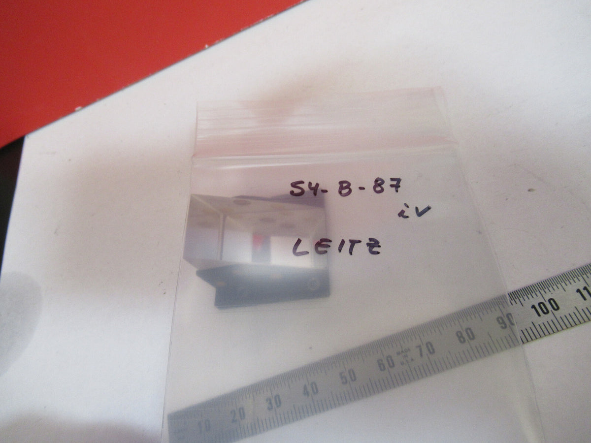 LEITZ WETZLAR GERMANY HEAD PRISM OPTICS OPTICAL MICROSCOPE PART AS PIC S4-B-87