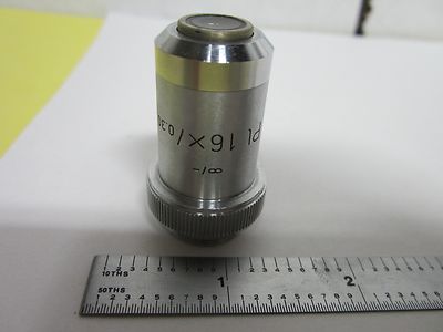 Microscope Part Objective Ernst Leitz Pl 16X Optics