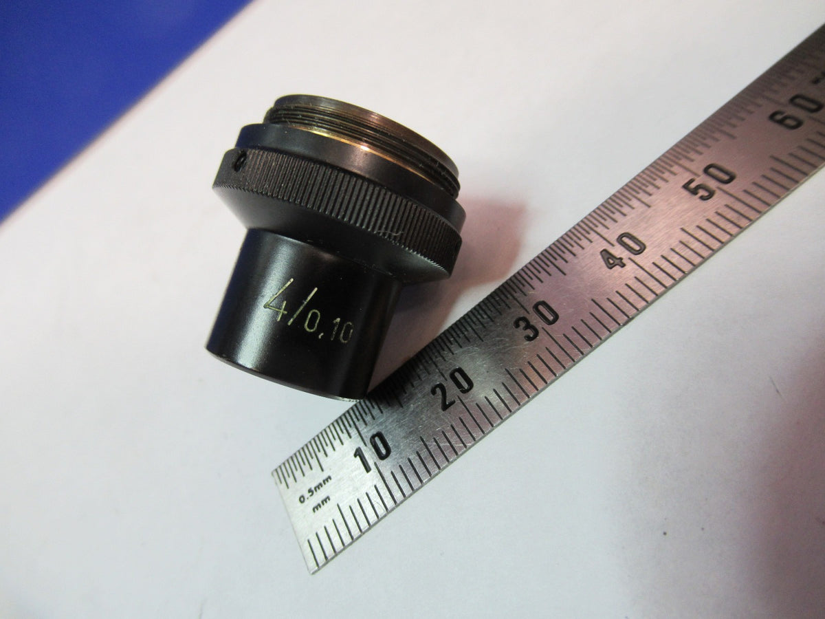 Wild Swiss Objective 4X Optics Microscope Part