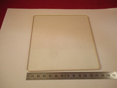 Microscope Part Ernst Leitz Glass Stage Table Amber Optics