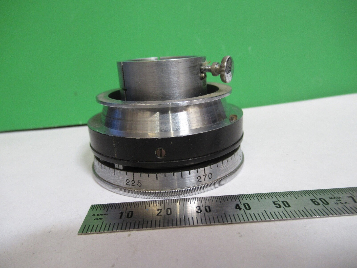 ANTIQUE BAUSCH LOMB POL CONDENSER POLARIZER MICROSCOPE PART AS PICTURED Z7-FT-96