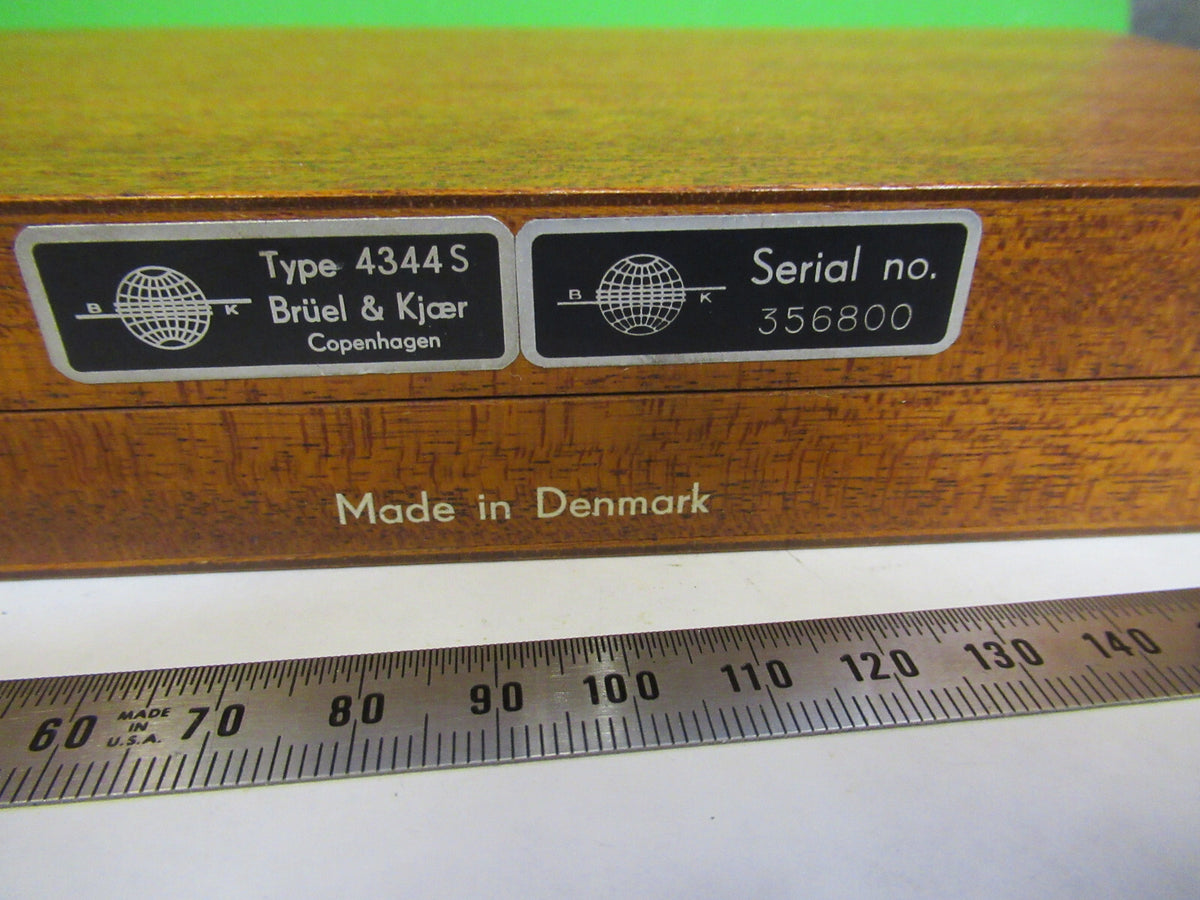 Empty Brüel & Kjær Denmark Mahogany Wood Box Instrument
