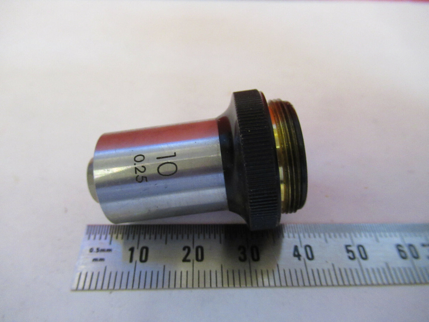 Olympus Japan 10X Objective Lens Microscope Part