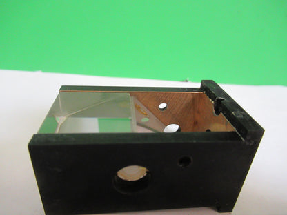 ANTIQUE BAUSCH LOMB PRISM HEAD OPTICS MICROSCOPE PART AS PICTURED S4-B-06