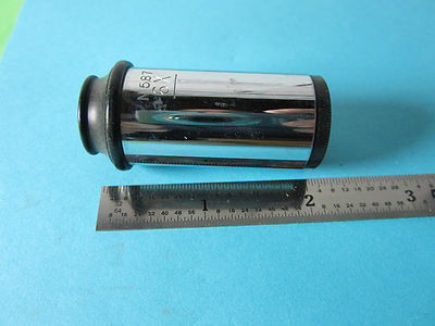 Vintage Antique Microscope Part Ocular Eyepiece 6X Optics