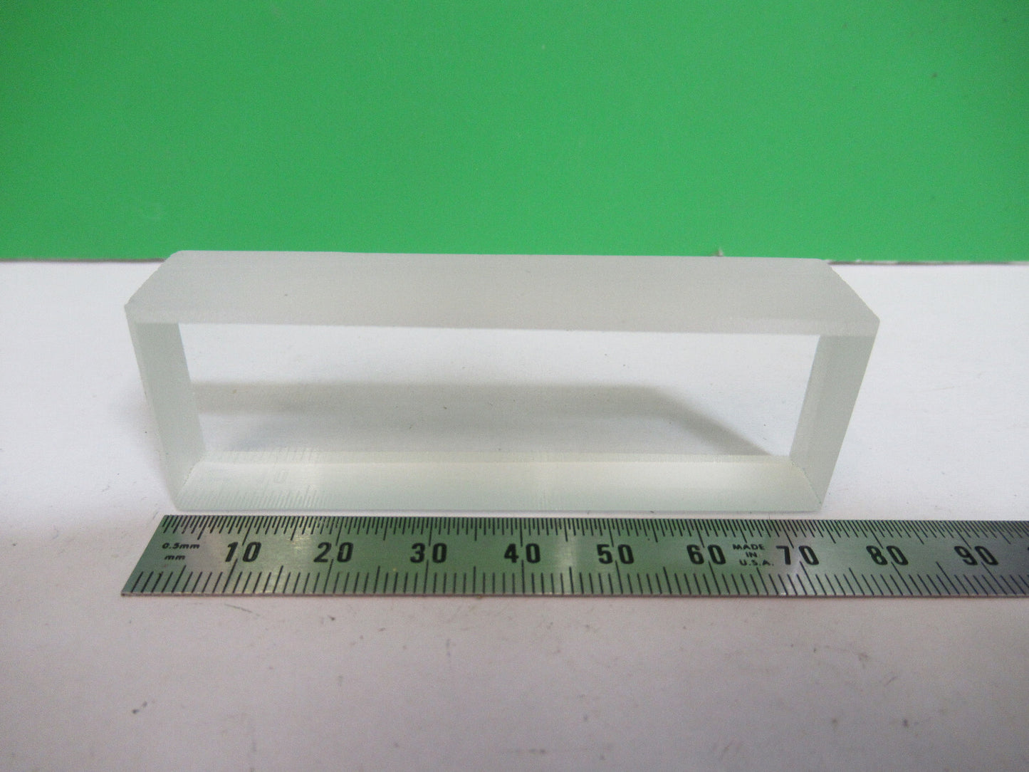 Optical Glass Block 3/4 X 1 X 3 Inches Optics