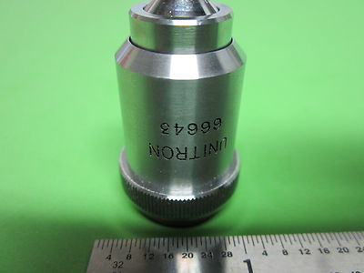 MICROSCOPE OPTICS PART UNITRON JAPAN OBJECTIVE 40X  BIN#4T