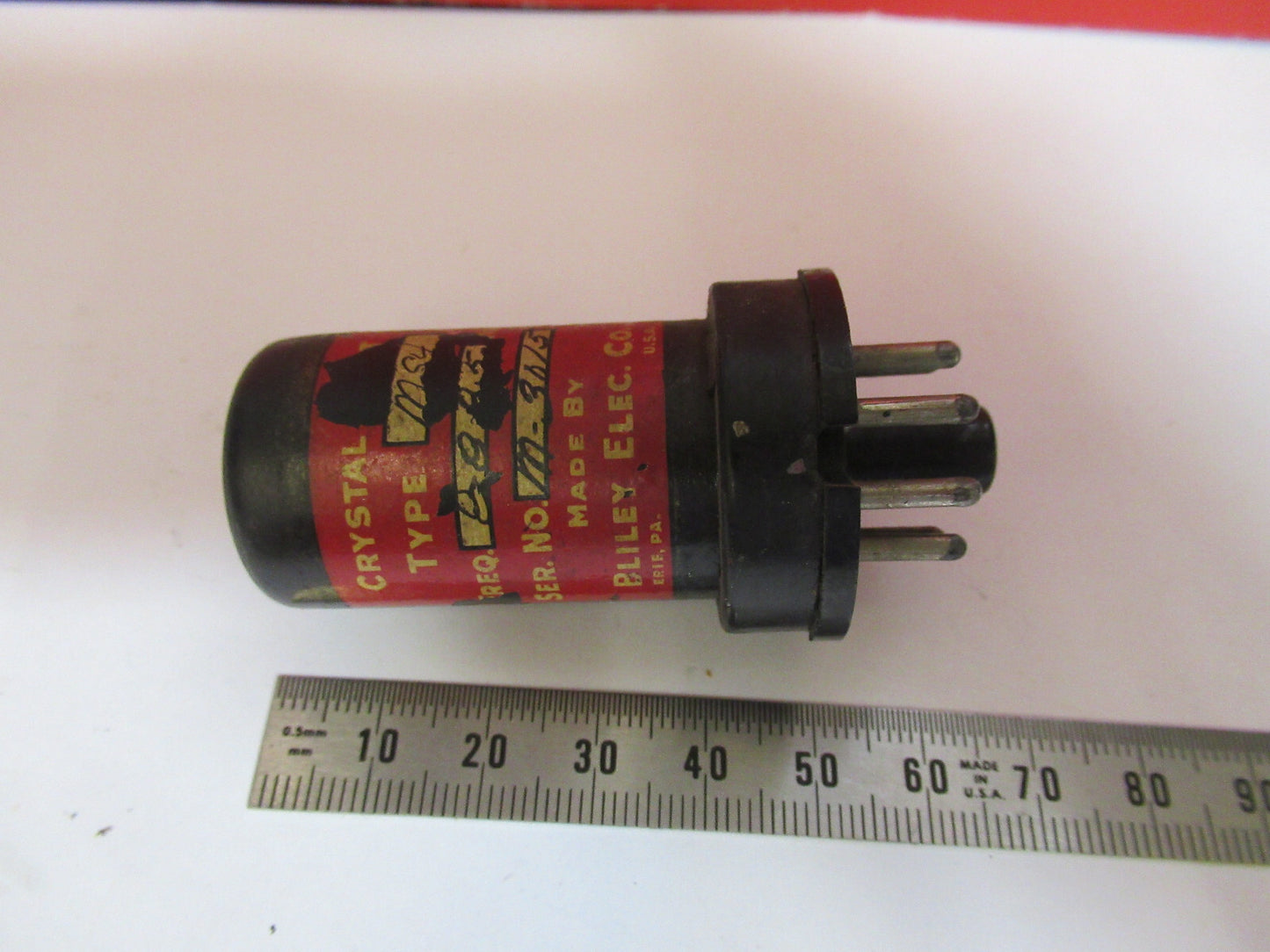 BLILEY ELECTRIC QUARTZ CRYSTAL  FREQUENCY CONTROL AS PICTURED  S3-B-84