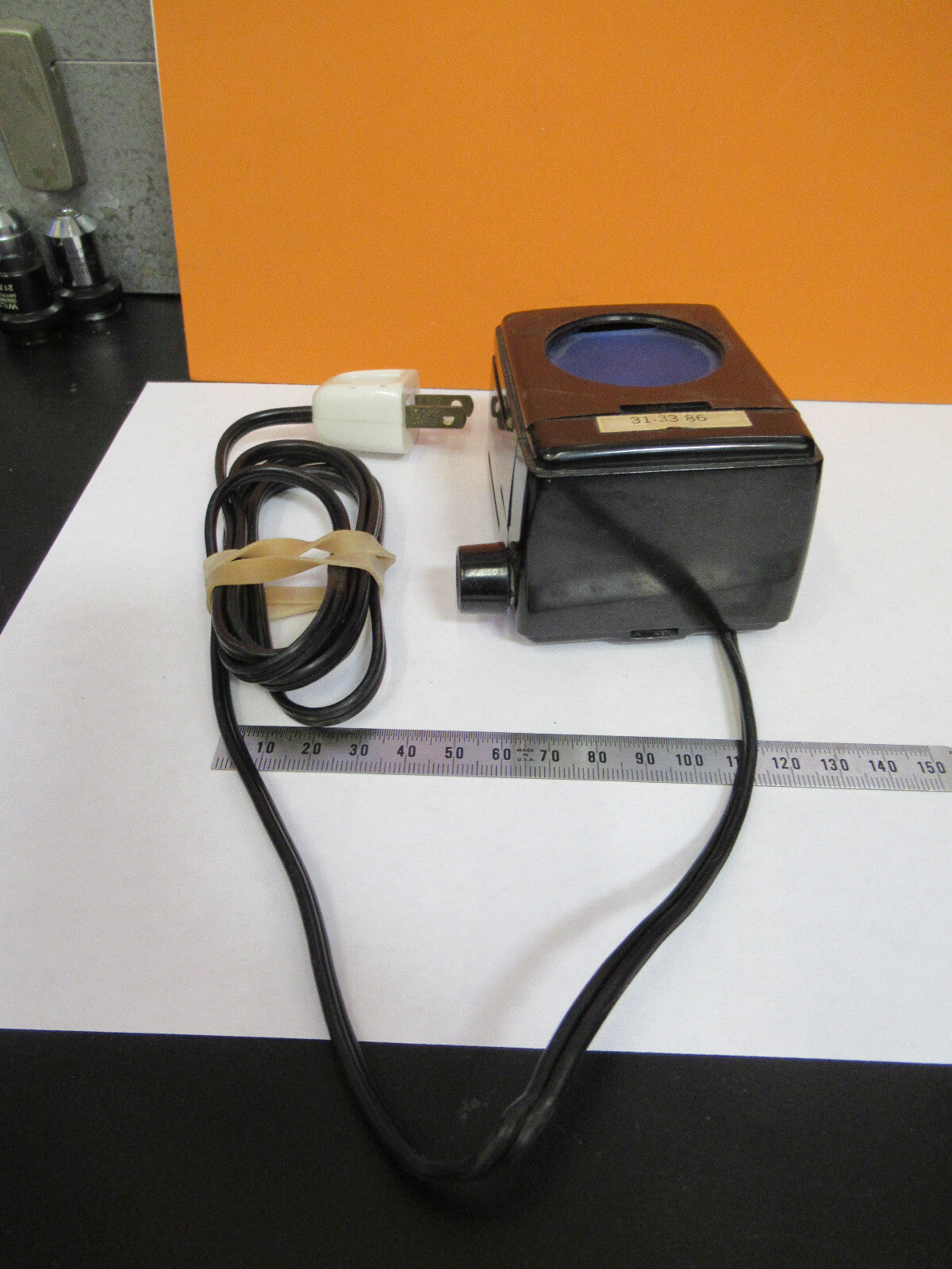 ANTIQUE LAMP ILLUMINATOR BAUSCH LOMB MICROSCOPE PART AS PICTURED Y3-A-81