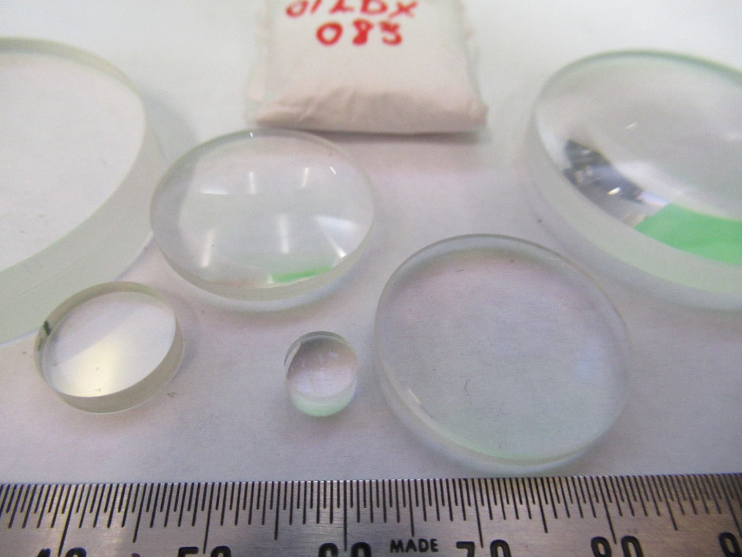 LOT OPTICAL GLASS LENSES ASSORTED LASER OPTICS NICE AS PICTURED U8-A-116