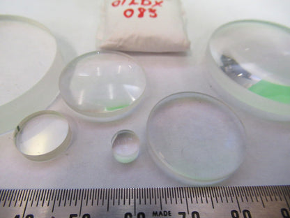LOT OPTICAL GLASS LENSES ASSORTED LASER OPTICS NICE AS PICTURED U8-A-116