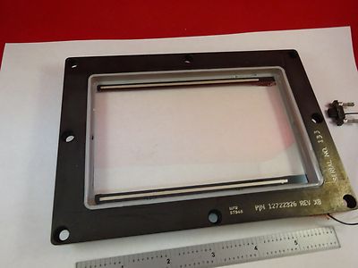 OPTICAL LARGE HEATED DISPLAY GLASS PANEL  LASER OPTICS AS IS BIN#Q7-C-08