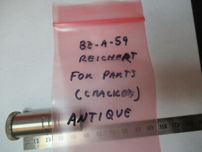 Antique Reichert Austria Lens Microscope Part