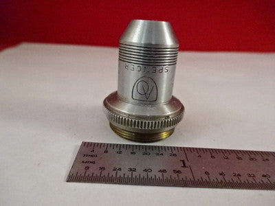 Microscope Part Objective Spencer Lens Co. American Optical Co. 10X Optics AS IS