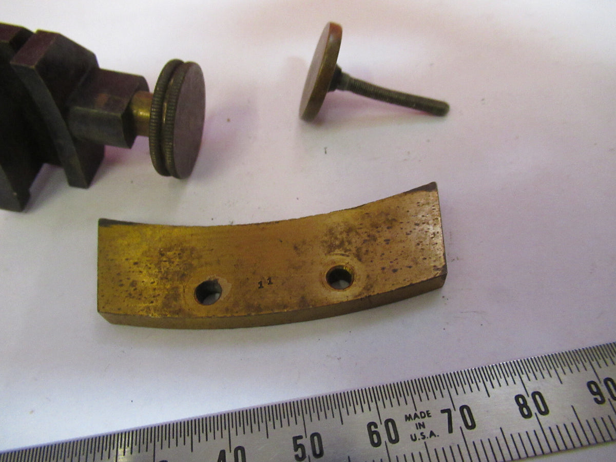 ANTIQUE BRASS LOT VERY OLD SCOPES MICROSCOPE PART AS PICTURED S3-B-07