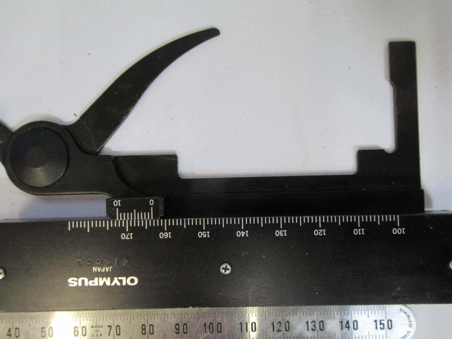 FOR PARTS OLYMPUS JAPAN STAGE CLIPS MICROSCOPE PART AS PICTURED #W5-B-52