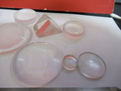 OPTICAL LOT LENSES ASSORTED OPTICS S4-B-69