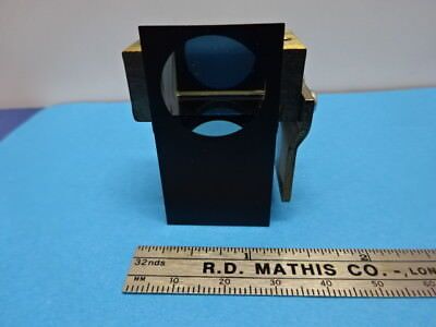 MICROSCOPE PART OLYMPUS JAPAN MOUNTED PRISM OPTICS AS IS #90-72