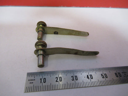 Pair Koristka Milan Italy Clips Microscope Part