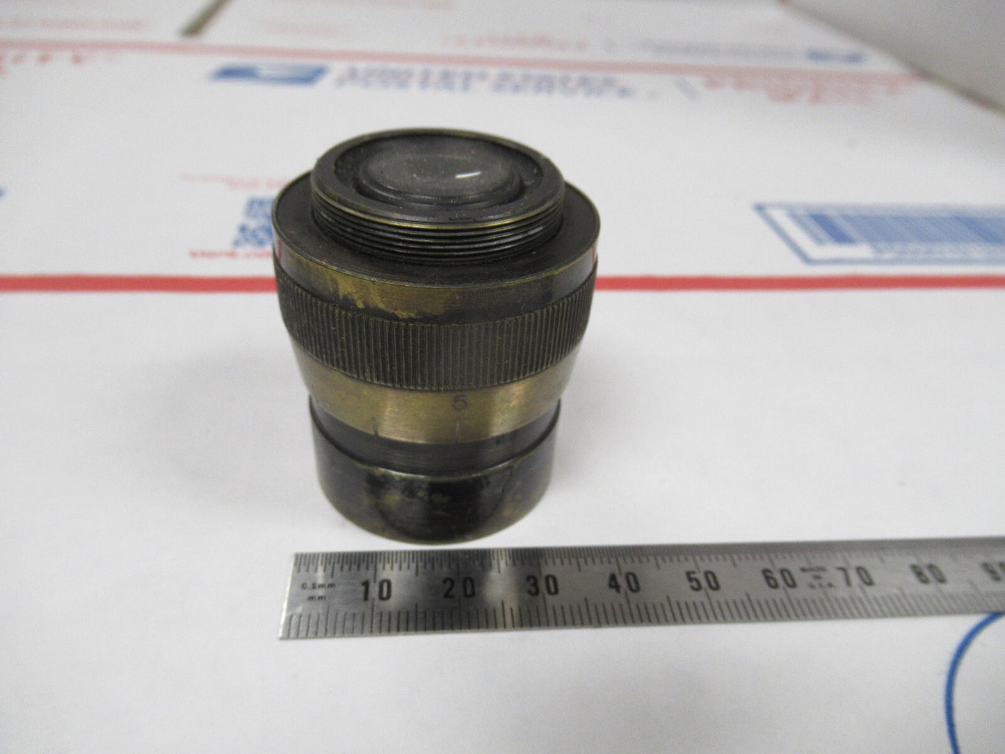 Rare Brass Ocular Eyepiece Antique Optics Lens