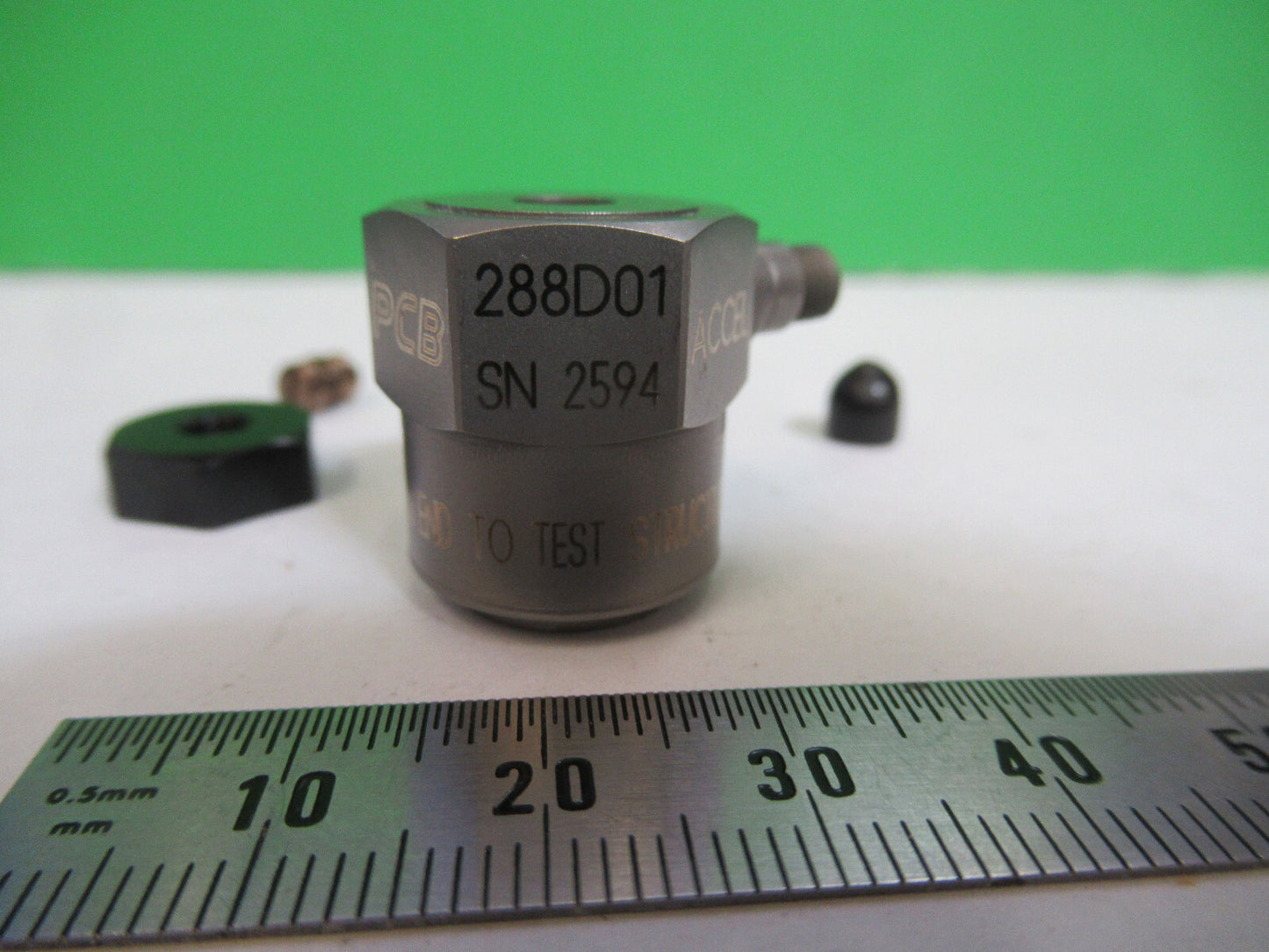 PCB PIEZOTRONICS 288D01 IMPEDANCE HEAD SENSOR FORCE ACCELERA AS PICTURED S8-A-42